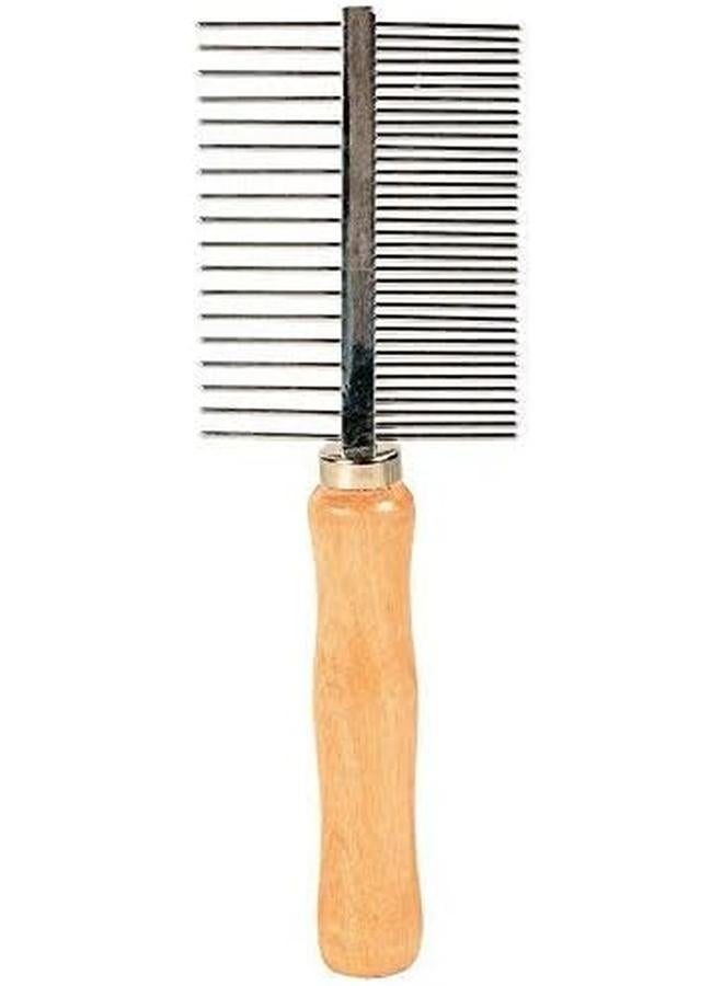 تريكسي مشط ذو أسنان متوسطة وواسعة ذو وجهين 17 سم - Image 2