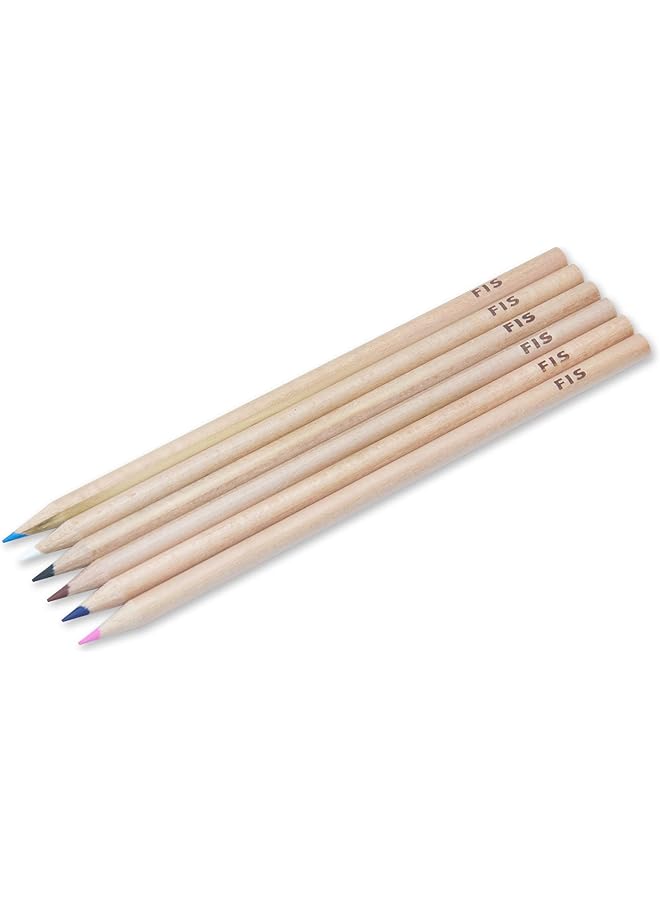 FIS Nature Design Color Pencils 6 Piece - Image 1