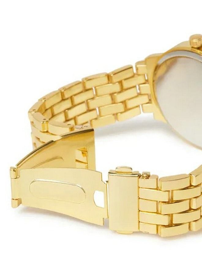 Geneva - Women's Water Resistant Stainless Steel Analog Watch AWNTG-01-W0011 - 37 mm - Gold - Image 1