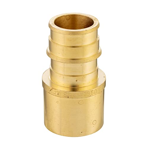 EFIELD (Pack of 5) EFIELD Pex A Full Flow Expansion Brass Fitting 3/4"x 3/4" Female Sweat Adapter (Over the Copper Pipe), ASTM F1960,(PEX1960054-5PCS) - Image 4