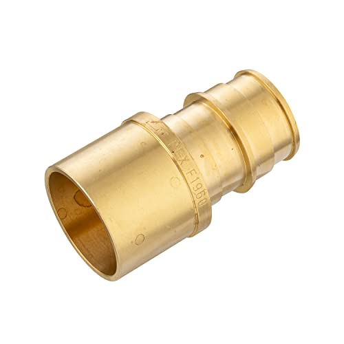 EFIELD (Pack of 5) EFIELD Pex A Full Flow Expansion Brass Fitting 3/4"x 3/4" Female Sweat Adapter (Over the Copper Pipe), ASTM F1960,(PEX1960054-5PCS) - Image 2
