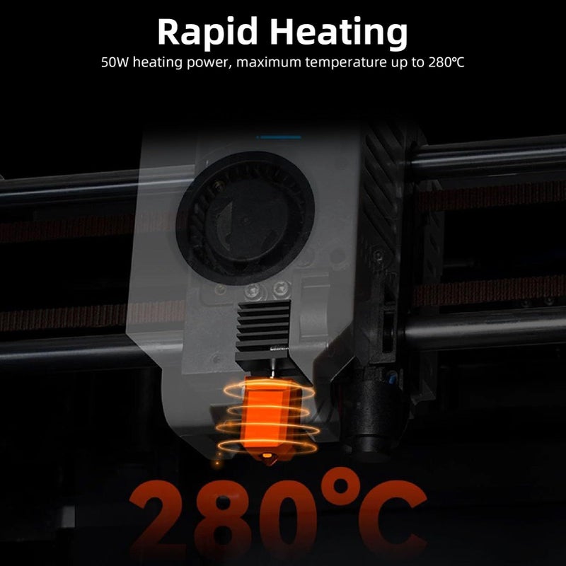 Hardened Steel Nozzle 0.4mm 0.6mm 0.8mm Hotend Kit For 3D Printer Rapid Heating Upgraded Materials - Image 3