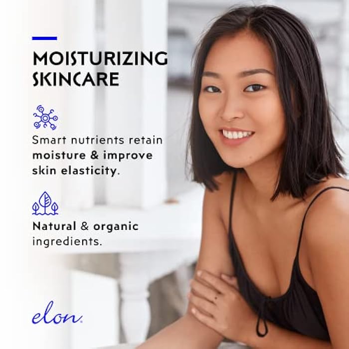 Elon Hyaluronic Acid Serum for Face & Neck - Revitalizing Daily Facial Serum Vitamin C and Hyaluronic Acid, E & Jojoba Oil - Promotes Deep Hydration & Collagen Production - Suitable for all Skin Types - Image 4