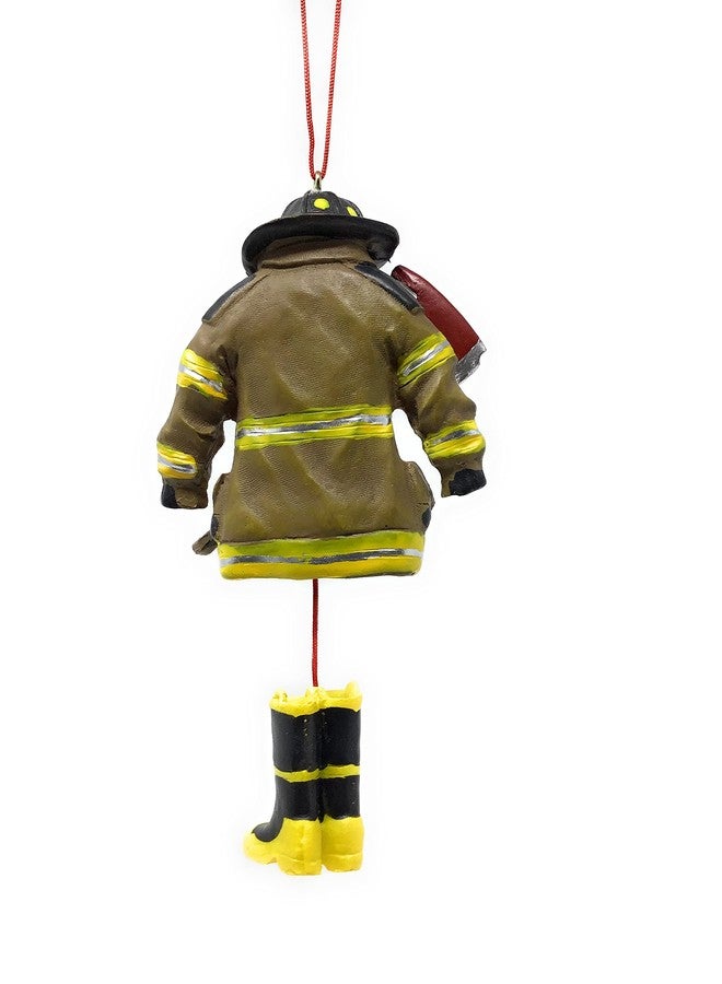 كورت أدلر زينة عيد الميلاد على شكل زي رجل إطفاء من تصميم كورت أدلر، مقاس 4.5 بوصة - Image 2