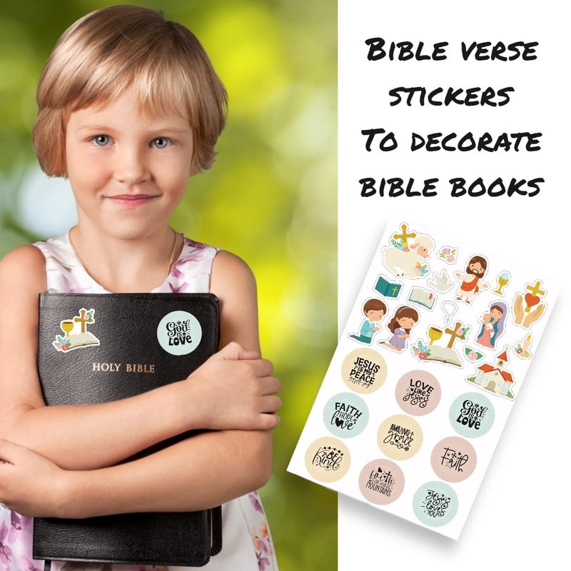 Joyful Artistry 600 PCS Christian Stickers- Religious Stickers for Kids, Prayer Board Supplies, Christian Party Favors and Jesus Stickers (600) - Image 4