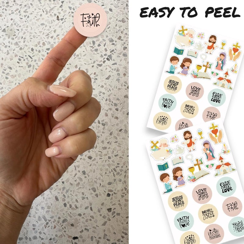 Joyful Artistry 600 PCS Christian Stickers- Religious Stickers for Kids, Prayer Board Supplies, Christian Party Favors and Jesus Stickers (600) - Image 5
