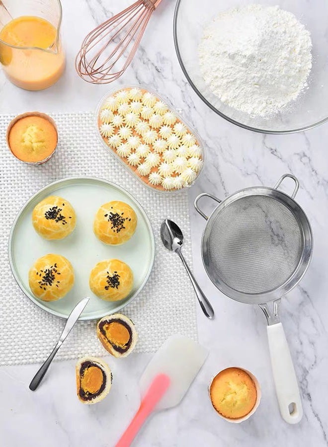 Meking 3pcs 34inx22in Photo Backdrops, Double Sided Marble Wood Cement Texture 2 in 1 Background Paper Photography Props for Flat Lay, Food Tabletop Product Fashion Ins Style Blog Photo Shooting - Image 3