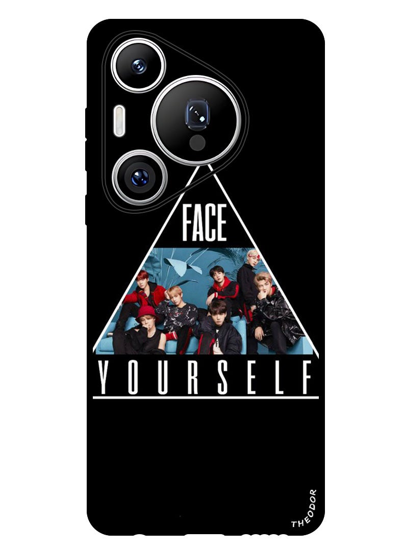 Theodor Protective Case Anti Scratch Shock Proof Bumper Cover For Huawei Pura 70 BTS face yourself - Image 1