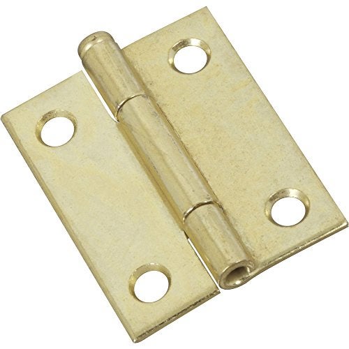 National Hardware N141-879 V508 Removable Pin Hinges in Brass, 2 pack,2 Inch - Image 1