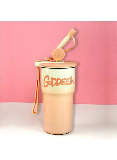 LITTLE SURPRISE BOX Pink Ombre Shaded Stainless Steel  Tumbler Water Bottle, 550ml