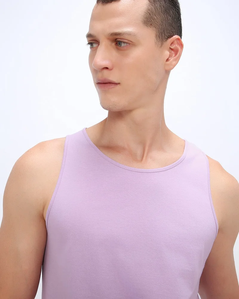bewakoof  Men's Purple Vest for Men | Best Price UAE