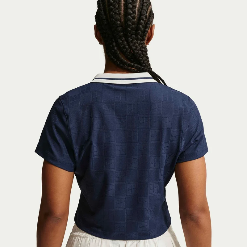 نايكي Women's NikeCourt Court Collection Dri-FIT Cropped Tennis Polo Shirt