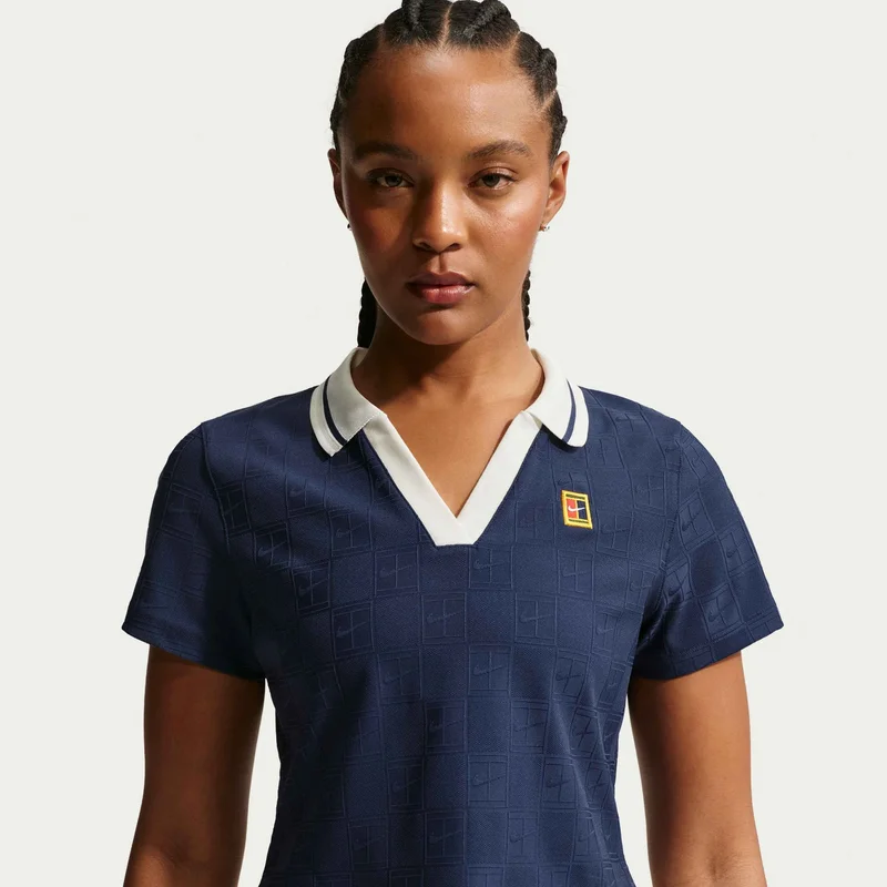 Nike Women's NikeCourt Court Collection Dri-FIT Cropped Tennis Polo Shirt