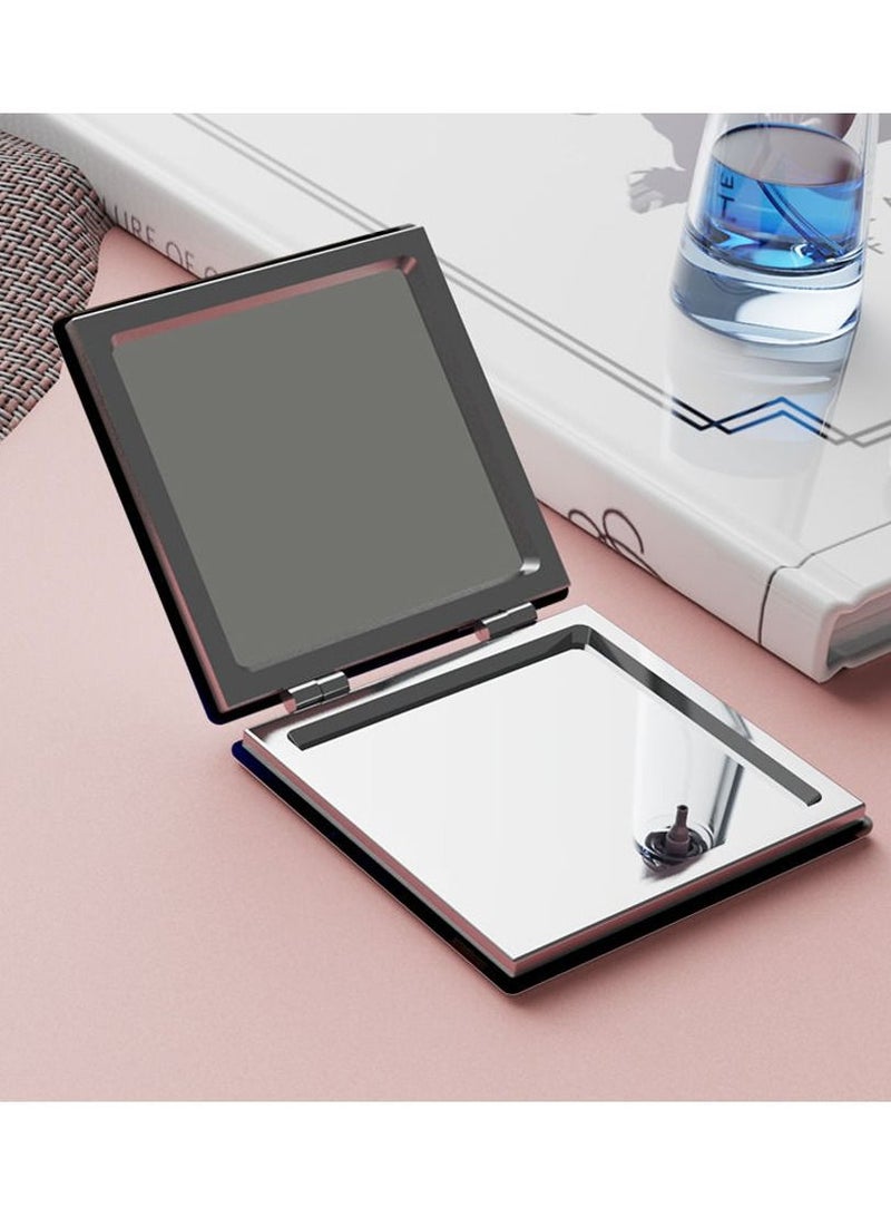 يحمل الطلاب مرآة مكياج BLAPINK مرآة صغيرة محمولة قابلة للطي على الوجهين - Image 2