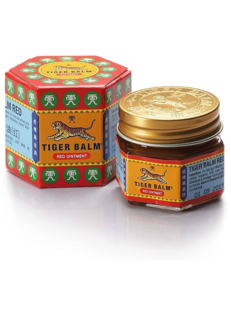 Tiger Balm Extra Strength Herbal Pain Relief Ointment 19.4 grams (Pack of 6) - Image 2