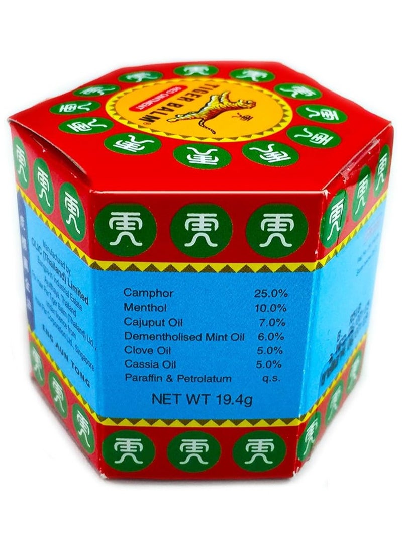 Tiger Balm Extra Strength Herbal Pain Relief Ointment 19.4 grams (Pack of 6) - Image 3