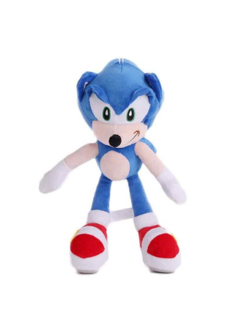 Huitich Blue Hedgehog Plush Toy - 12cm x 8cm x 28cm, 120g - Image 1