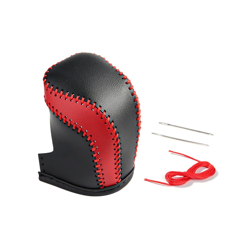 CKE Compatible with Toyota Camry 2026 2025 2024 2023 2022 2021 2020 2019 2018 for Corolla Cross Avalon Accessories Car Gear Shift Knob Cover Trim Protector Cap -Red and Black - Image 2