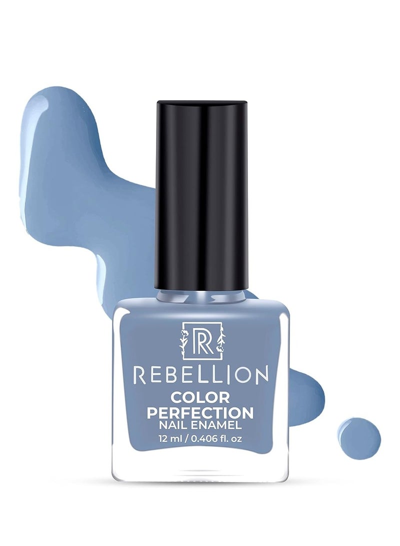Rebellion Color Perfection Nail Enamel 12ml Sky blue Beyond Skies RG30 - Image 1