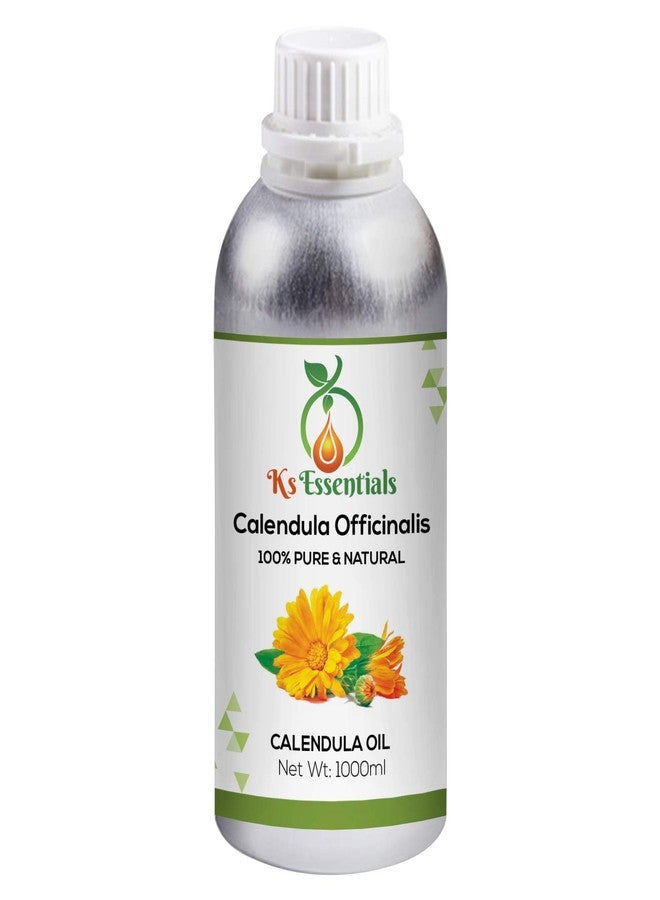 Ks Essentials 100% Pure Calendula Essential Oil Pure Natural & Undiluted For Skin care & Hair (1000ml) - Image 1