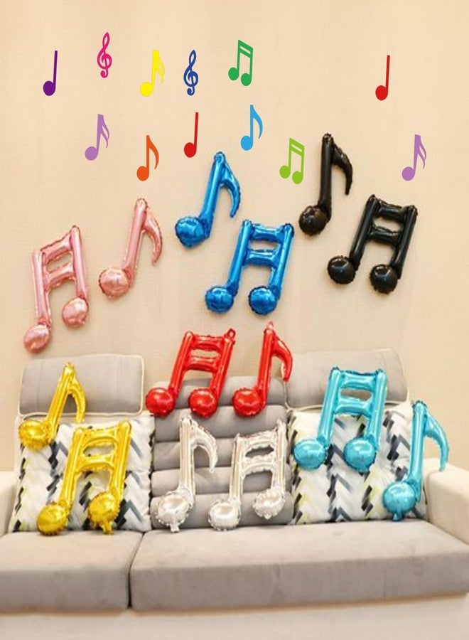 Besttile Music Notes Wall Decal Stickers for Music Theme Birthday Party Favors,2x3 inch,60 pcs - Image 2