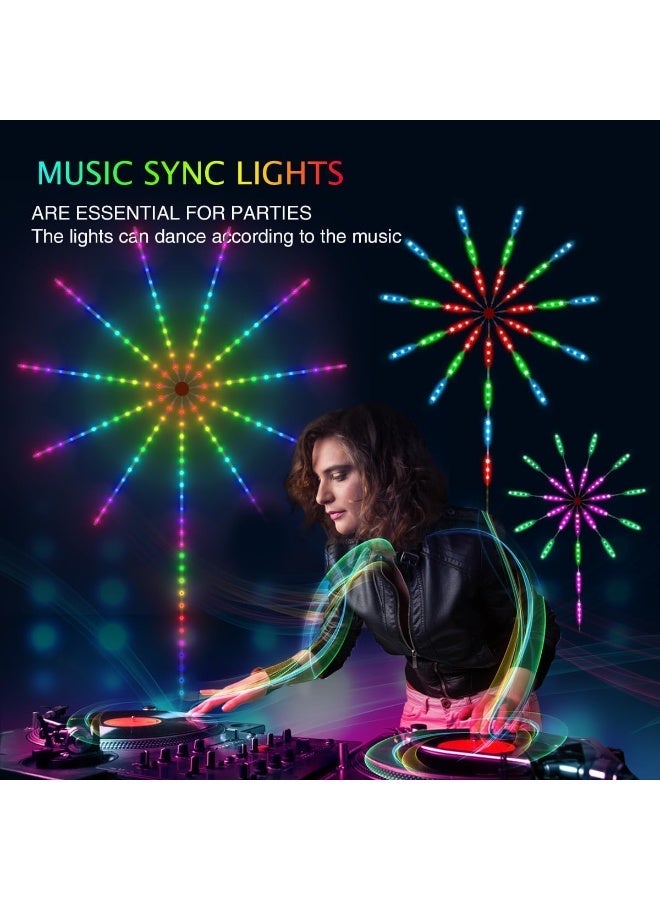 RGB LED Firework Light Strip and Remote – Bright & Colorful Firework Effect for Indoor & Outdoor Use - Image 2
