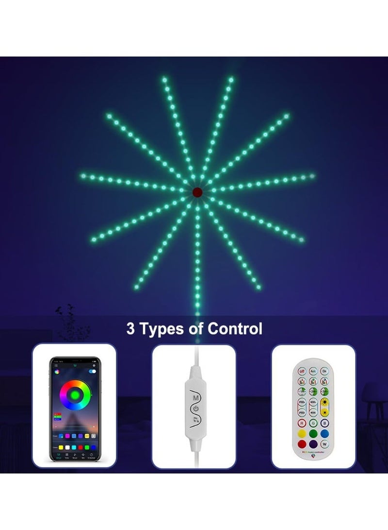 RGB LED Firework Light Strip and Remote – Bright & Colorful Firework Effect for Indoor & Outdoor Use - Image 4