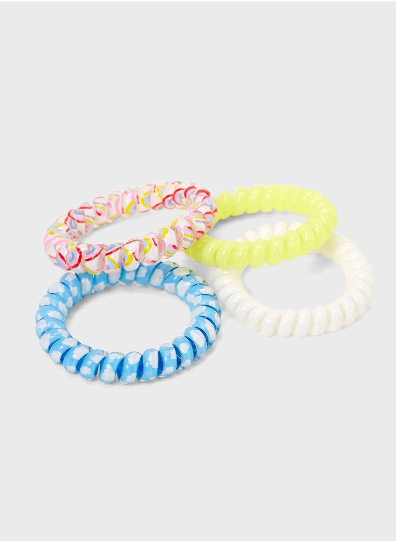 Claires Kids 4 Pack Rainbow Headband  - Image 2