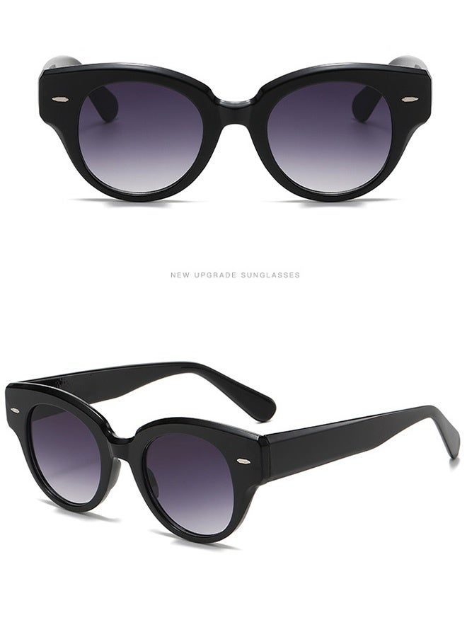 AZorb Round Sunglasses Men Women Retro Circle Sun Glassess for Mens Ladies Eye Glasses Classic Sunglass UV Protection Shades for Travel Daily Eyewear Accessories - Image 4