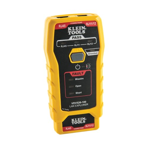 Klein Tools VDV526-100 Network LAN Cable Tester, VDV Tester, LAN Explorer with Remote - Image 1