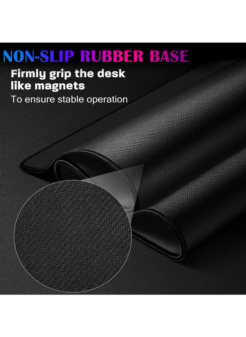 NOAEOU Black Wukong 800mm* 300mm Mouse Pad, 3MM thickness Large Gaming Mouse Pad with Non-Slip Rubber Base, Game CG 1  - Image 5