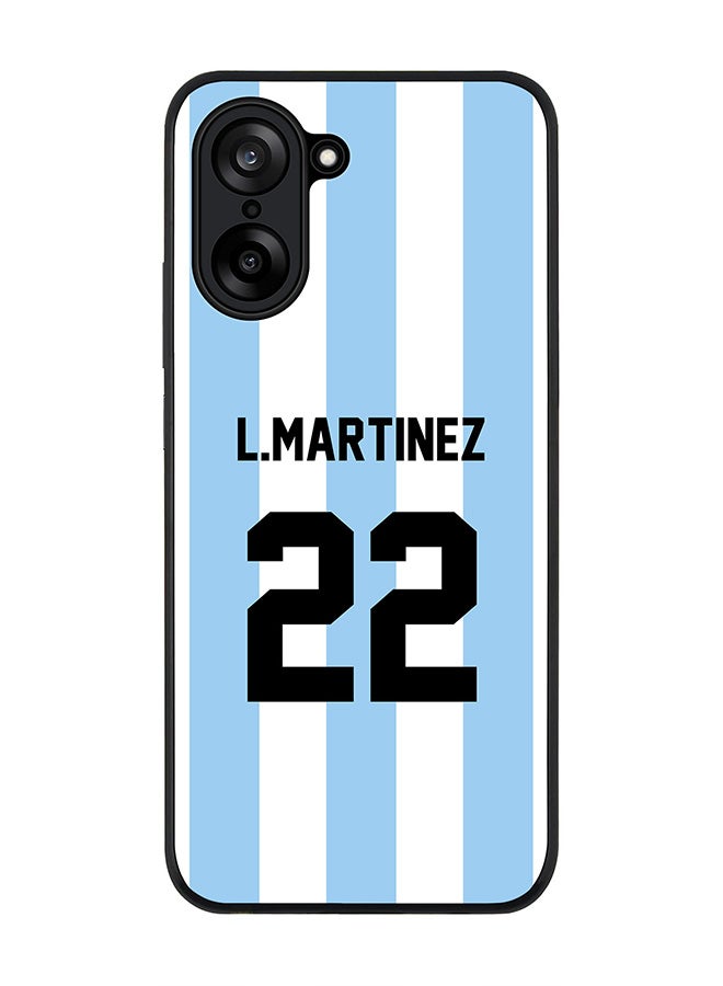 Stylizedd For OnePlus Nord CE5 / Ace 5 Racing Case,Slim fit Camera Protection, Shockproof Thin Phone cover  - Football  Argentina, L.Martinez