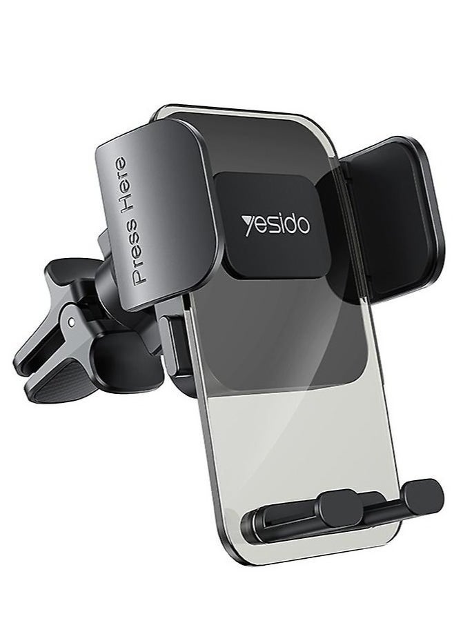 Yesido C163 Air Vent Transparent Car Mount Phone Holder" - Image 1