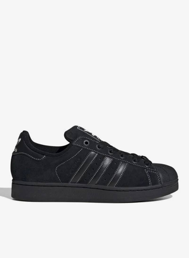 Adidas Originals CBLACK/CBLACK/FTWWHT Superstar Ii Black Originals Shoes  | Best Price UAE