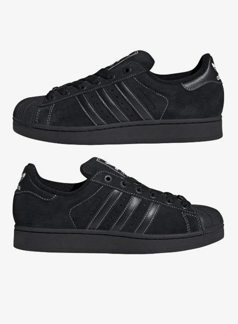 Adidas Originals CBLACK/CBLACK/FTWWHT Superstar Ii Black Originals Shoes  | Best Price UAE