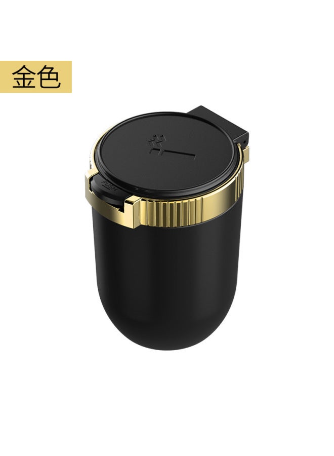 Car Ashtray Car Metal Flame ant Inner Tank ette Tank Fly Ash Prevention With Cover Led With Light Car Ashtray