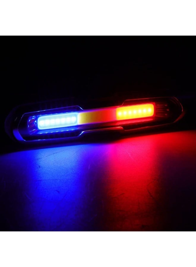 Multi-Color USB Rechargeable Warning Light for Bikes and Apparel - Image 4