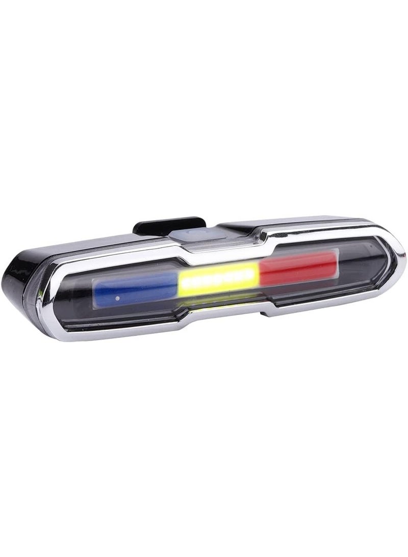 Multi-Color USB Rechargeable Warning Light for Bikes and Apparel - Image 1