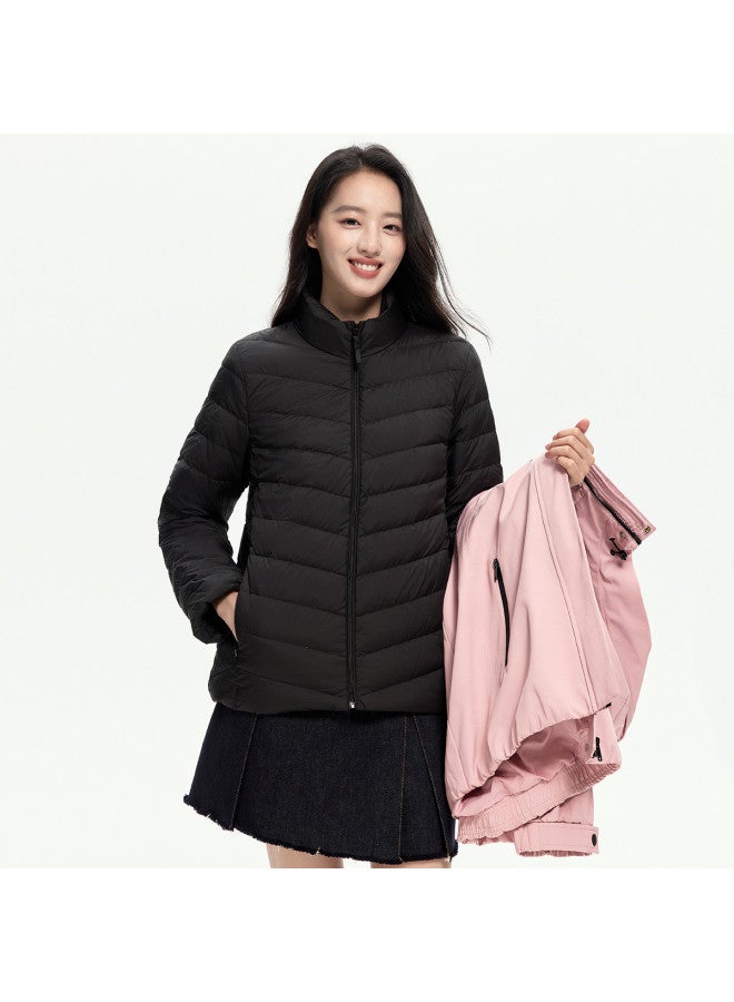 YaYa Autumn Women's Outdoor Workwear Style Hooded Fashion Short Work Jacket - Image 5