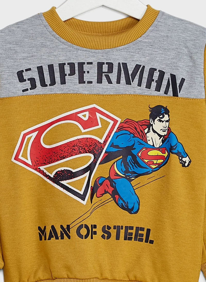 Warner Bros Youth Superman Sweatshirt