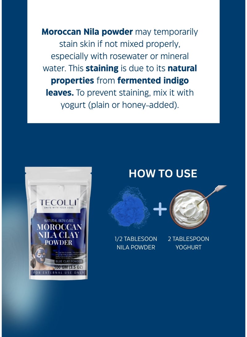 Tecolli® Moroccan Nila Powder(100G) & Natural Beauty Facewash Combo Pack – Skin Brightening & Deep Cleansing Care - Image 5