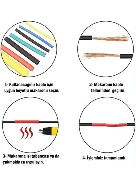 Lisinya Practical 560 Piece Set Heat Shrink Tubing Cable Protective Sleeve