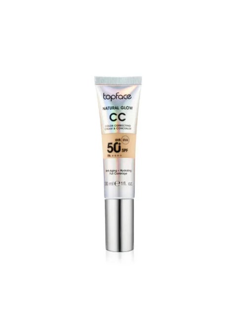 Natural Glow Cc Color Correcting Cream & Concealer 50+ Spf
