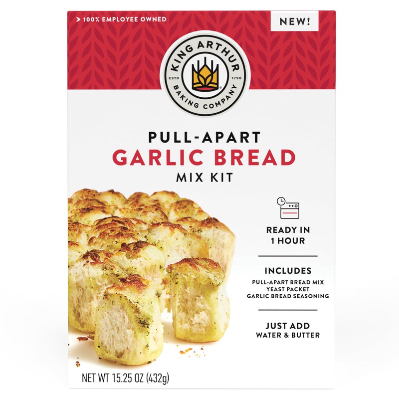 king_arthur King Arthur Baking Company PullApart Garlic Bread Mix Kit 1525 Oz Baking Mix  Ready in 1 hour - Image 3
