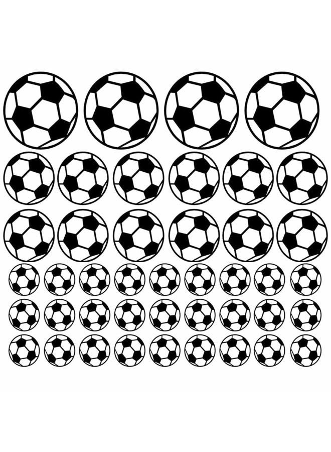 SITAKE 43 Pcs Football Stickers for Boys Room, Vinyl Wall Art for Bedroom Playroom Living Room Window Door Decoration - Image 2