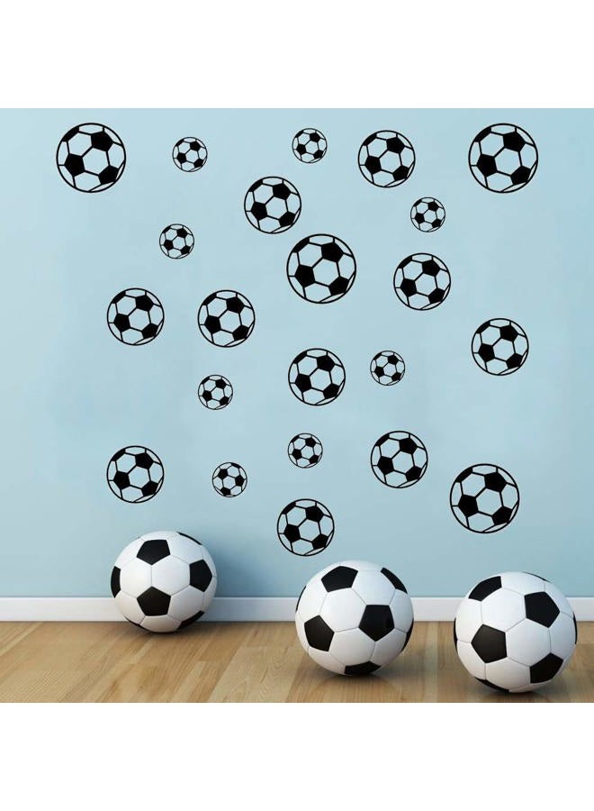 SITAKE 43 Pcs Football Stickers for Boys Room, Vinyl Wall Art for Bedroom Playroom Living Room Window Door Decoration - Image 1