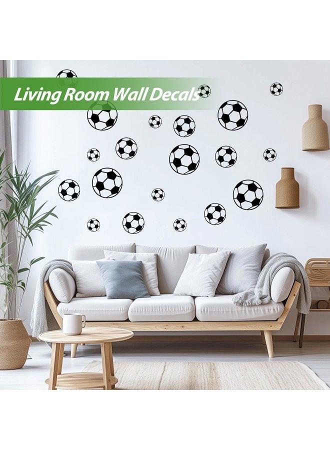 SITAKE 43 Pcs Football Stickers for Boys Room, Vinyl Wall Art for Bedroom Playroom Living Room Window Door Decoration - Image 4