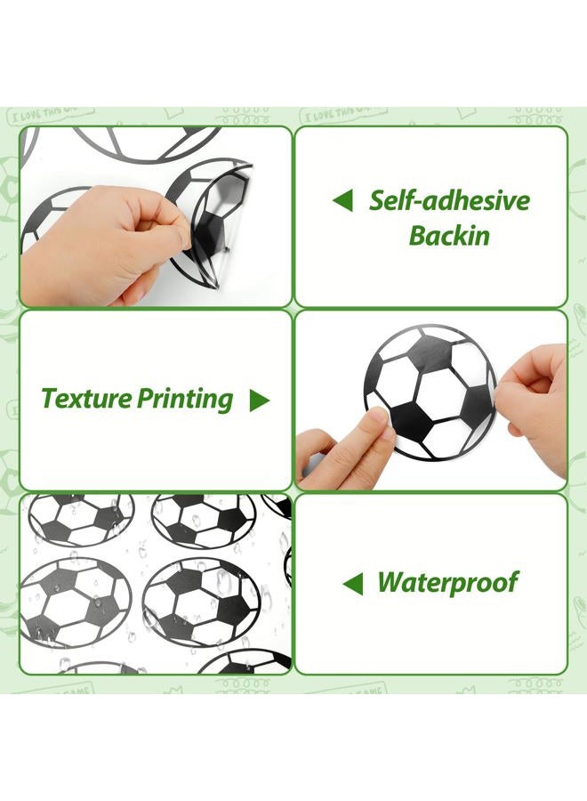 SITAKE 43 Pcs Football Stickers for Boys Room, Vinyl Wall Art for Bedroom Playroom Living Room Window Door Decoration - Image 3