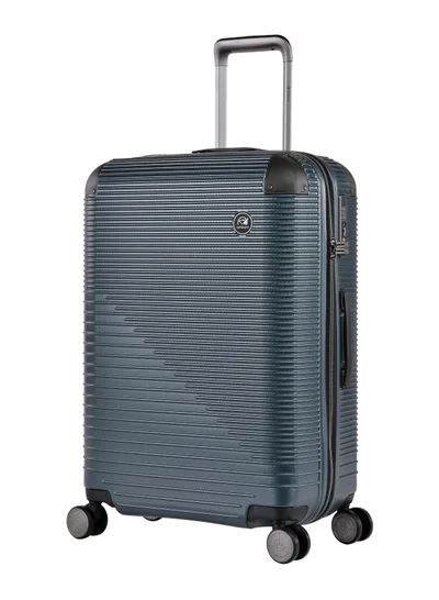 إيمينينت Wheeled Luggage Trolley For Unisex TPO Compound 4 Double Inline Skate wheels with TSA lock-Graphite