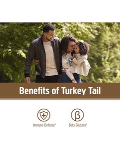 Om Mushroom Superfood Turkey Tail Organic Mushroom Powder Pouch, 7.05 Ounce, 100 Servings, Immune Support, Polysacchrides, Beta-Glucans, Gut Health & Holistic Defense Mushroom Supplement  - Image 3